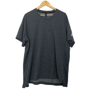 Adidas Gray Crew Neck Athletic Athleisure Tee Size 2XL